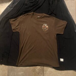 Fashion Nova st Michael the archangel Brown Short Sleeve Graphic Tee